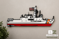USCG Legend Class National Security Cutter (NSC)  | 3D Printed Wall Art