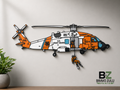USCG MH-60T Jayhawk | 3D Printed Wall Art