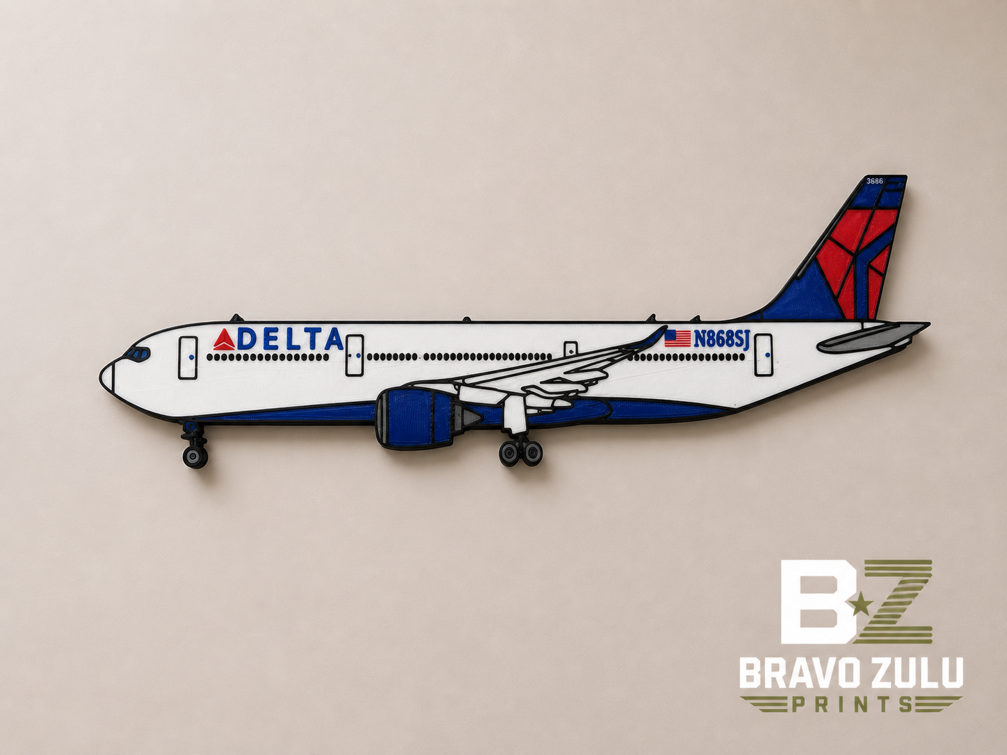 Airbus A330-900neo | 3D Printed Wall Art