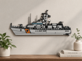 USCG Cyclone Class Patrol Ship | 3D Printed Wall Art