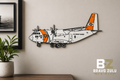 USCG C-27J Spartan | 3D Printed Wall Art