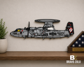 US Navy E-2D Hawkeye | 3D Printed Wall Art